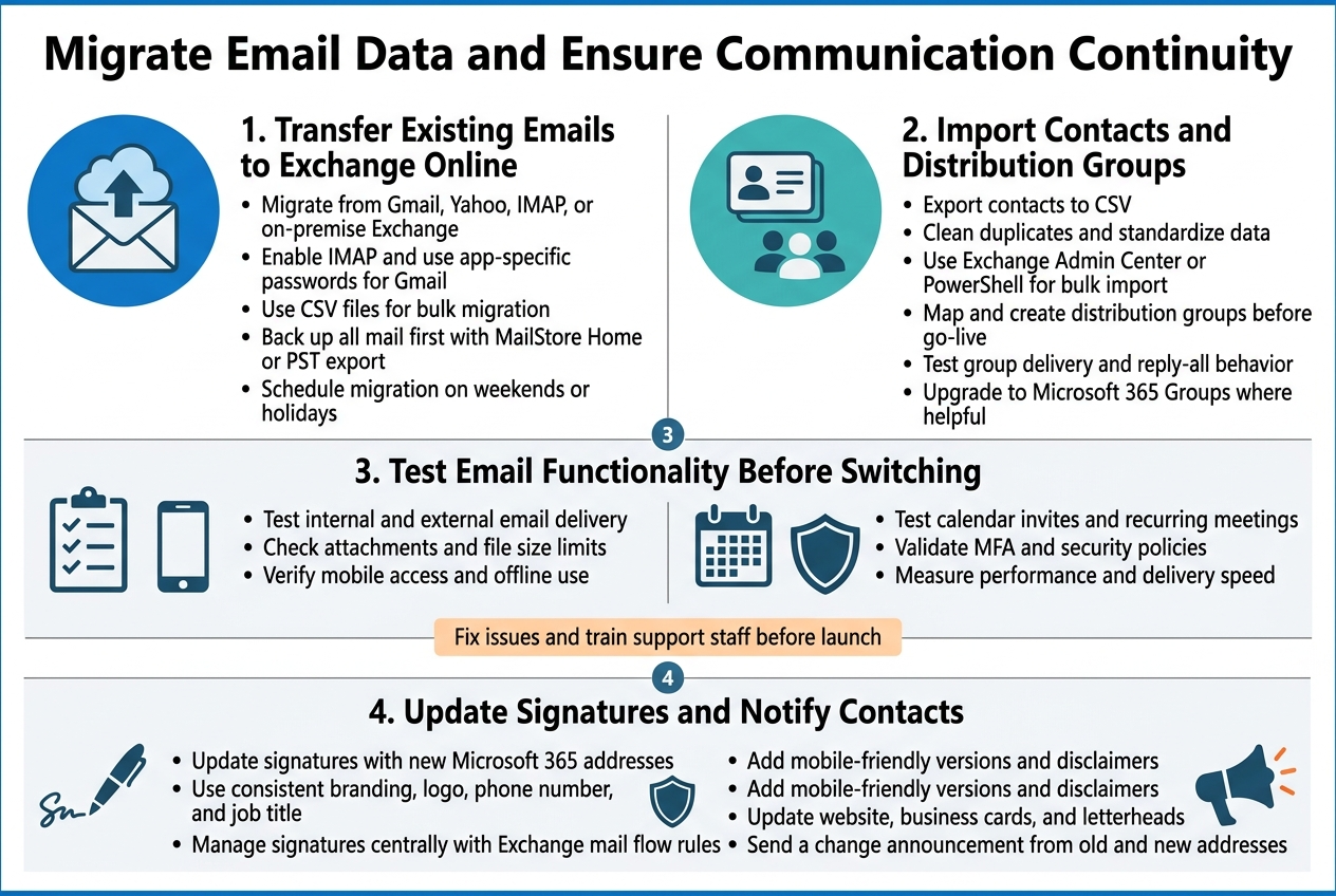 Migrate Email Data and Ensure Communication Continuity