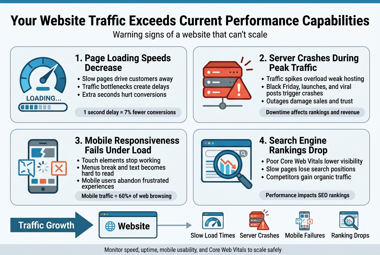 Your Website Traffic Exceeds Current Performance Capabilities