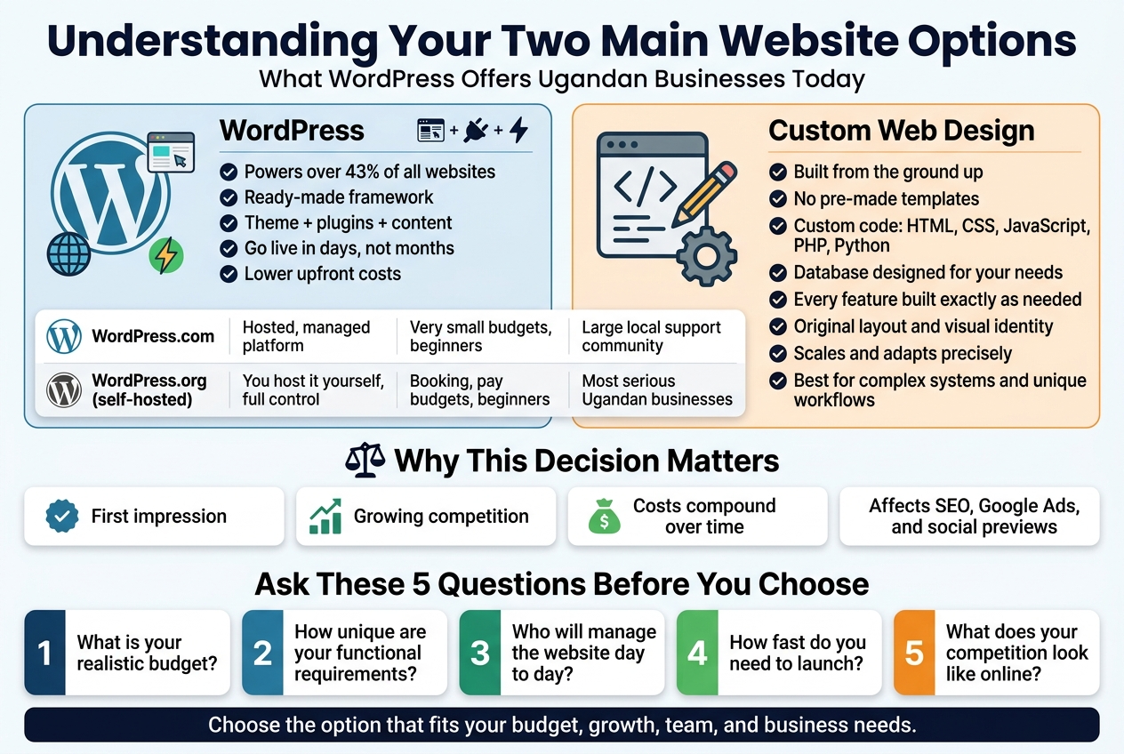 Understanding Your Two Main Website Options
