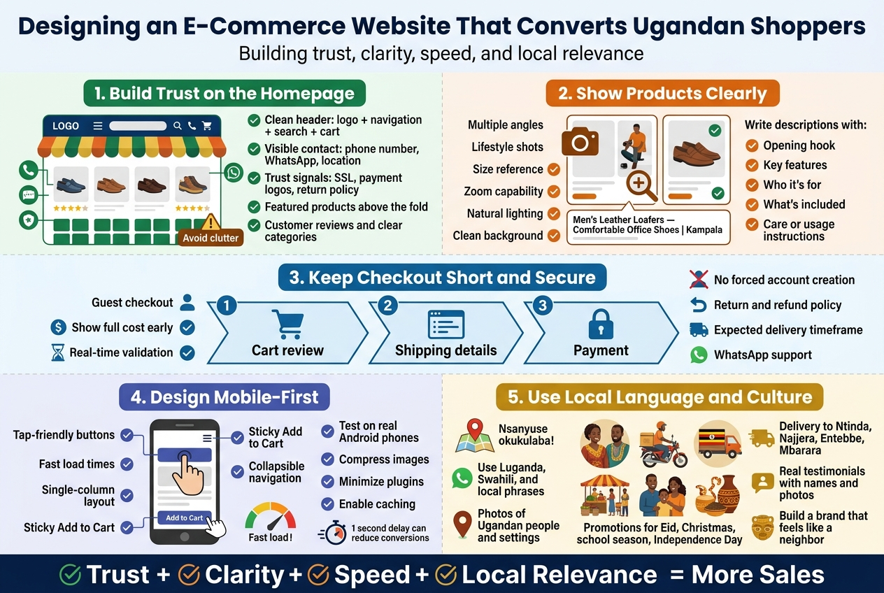 Designing an E-Commerce Website That Converts Ugandan Shoppers