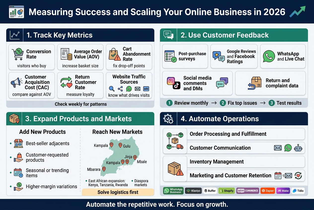 Measuring Success and Scaling Your Online Business in 2026