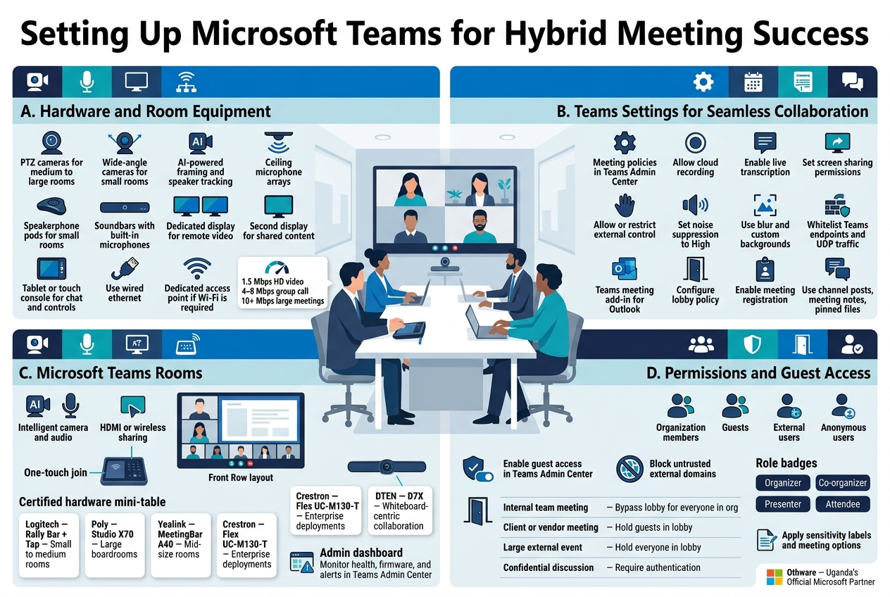 Setting Up Microsoft Teams for Hybrid Meeting Success