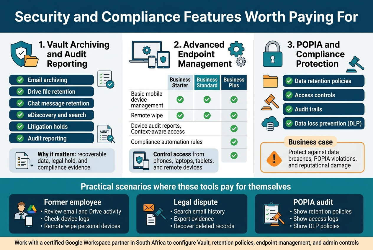 Security and Compliance Features Worth Paying For