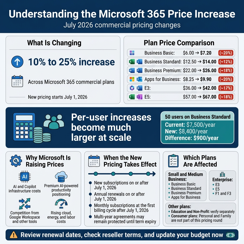 Understanding the Microsoft 365 Price Increase