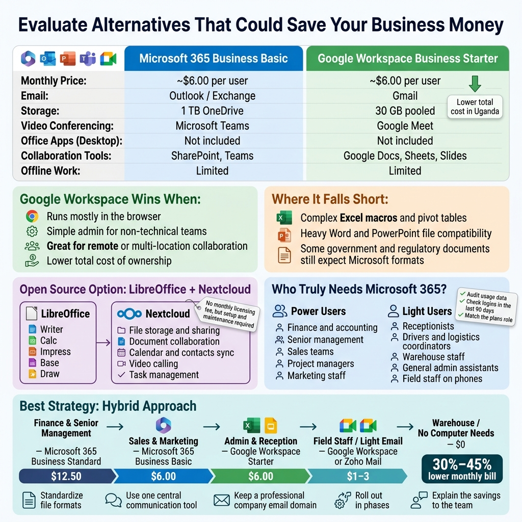 Evaluate Alternatives That Could Save Your Business Money