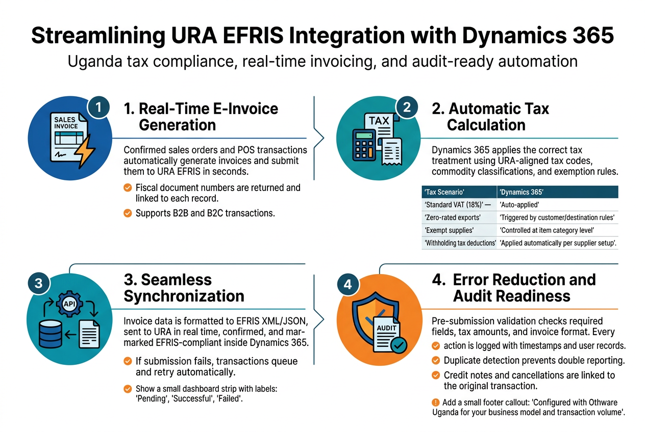 Streamlining URA EFRIS Integration with Dynamics 365