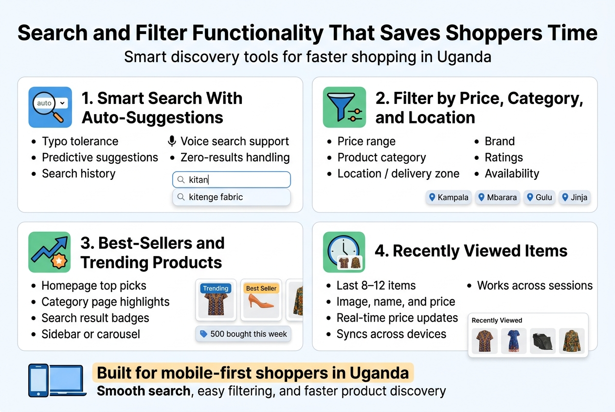 Search and Filter Functionality That Saves Shoppers Time