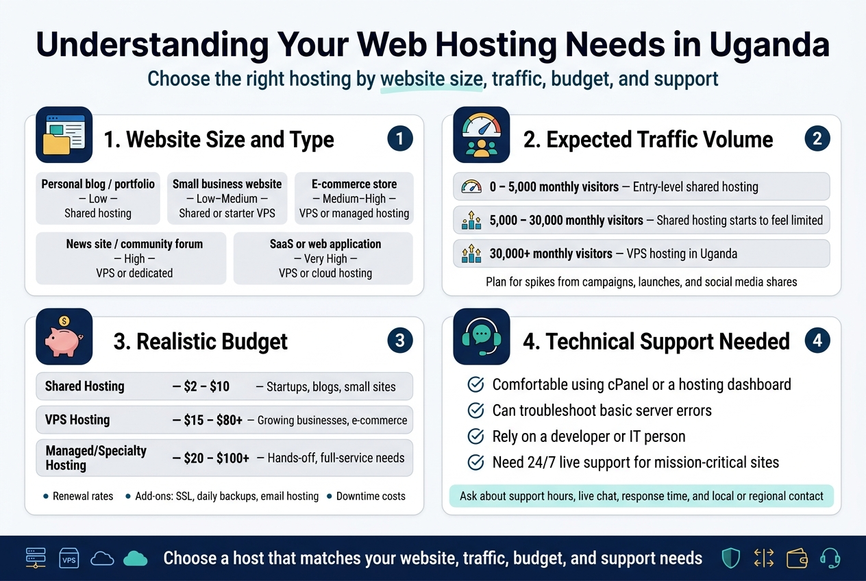 Understanding Your Web Hosting Needs in Uganda