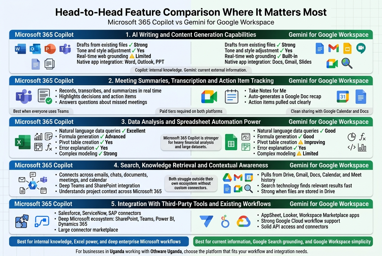 Head-to-Head Feature Comparison Where It Matters Most