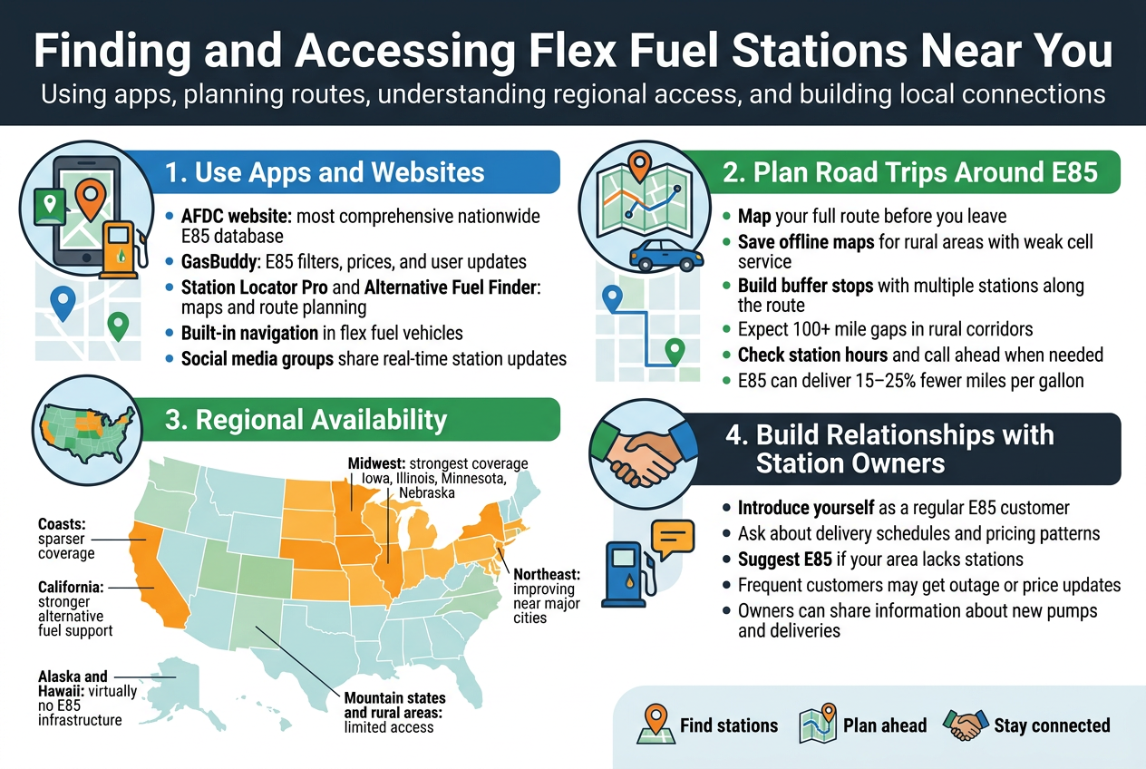 Finding and Accessing Flex Fuel Stations Near You