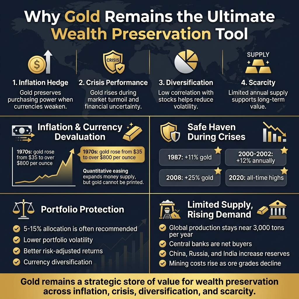 Why Gold Remains the Ultimate Wealth Preservation Tool