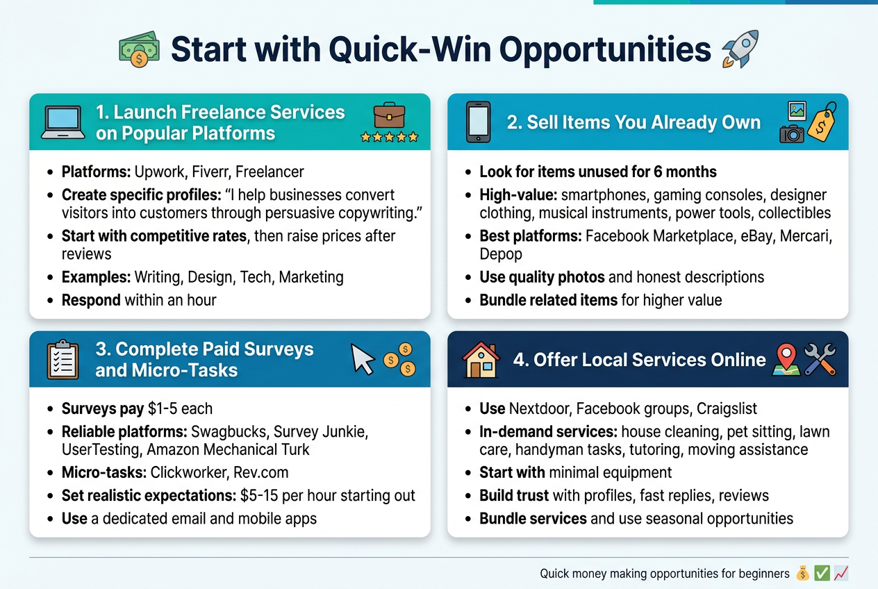Start with Quick-Win Opportunities
