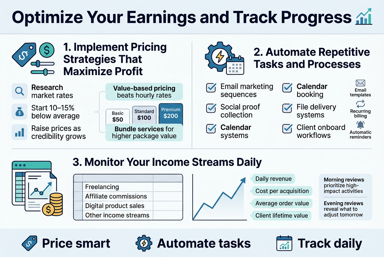 Optimize Your Earnings and Track Progress
