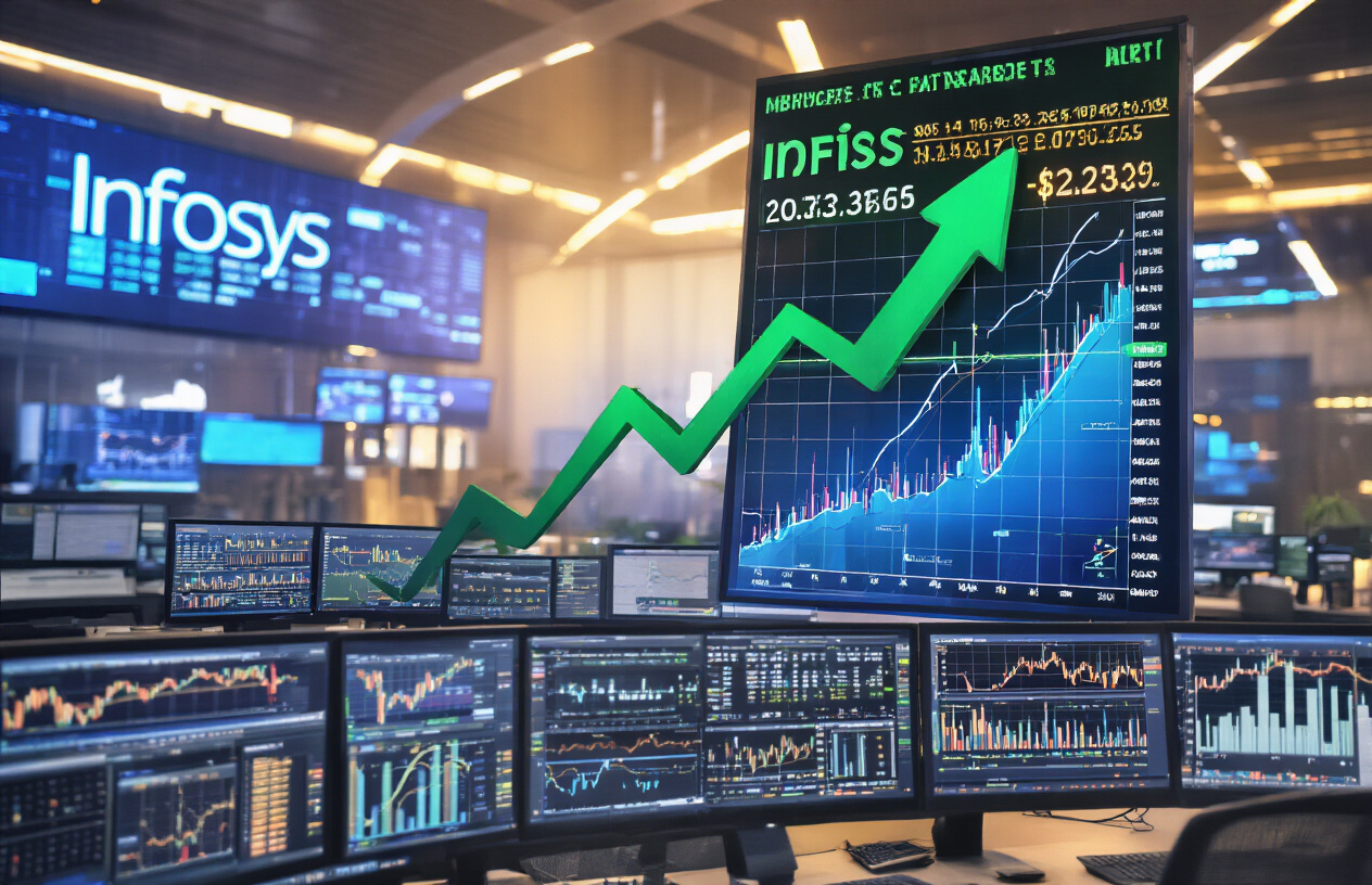 Infosys stock suddenly surges