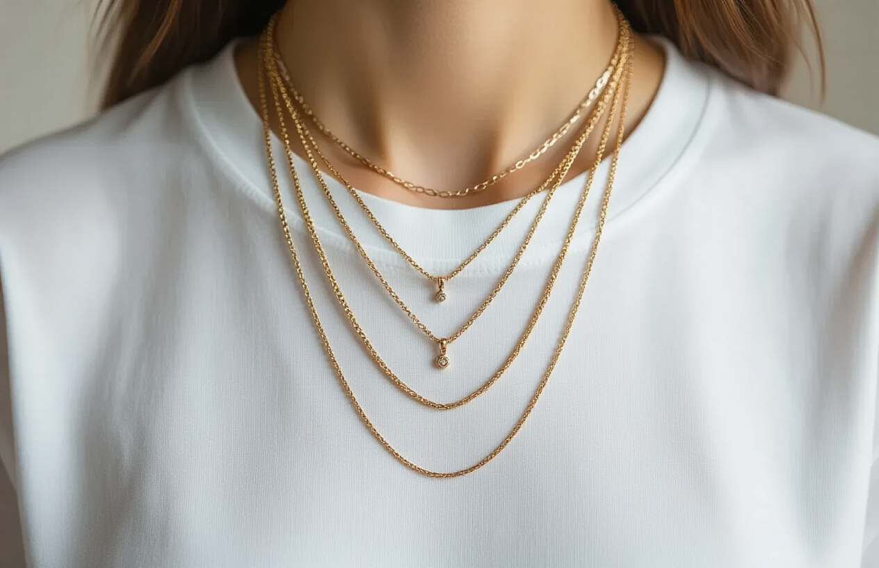 Master the Art of Layering Multiple Necklaces for Maximum Impact