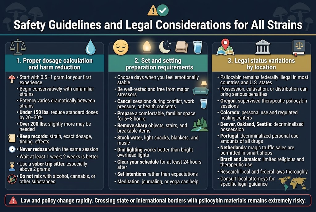 Safety Guidelines and Legal Considerations for All Strains