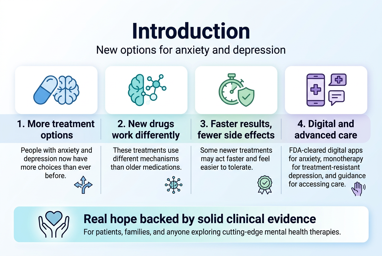 new drugs for anxiety and depression