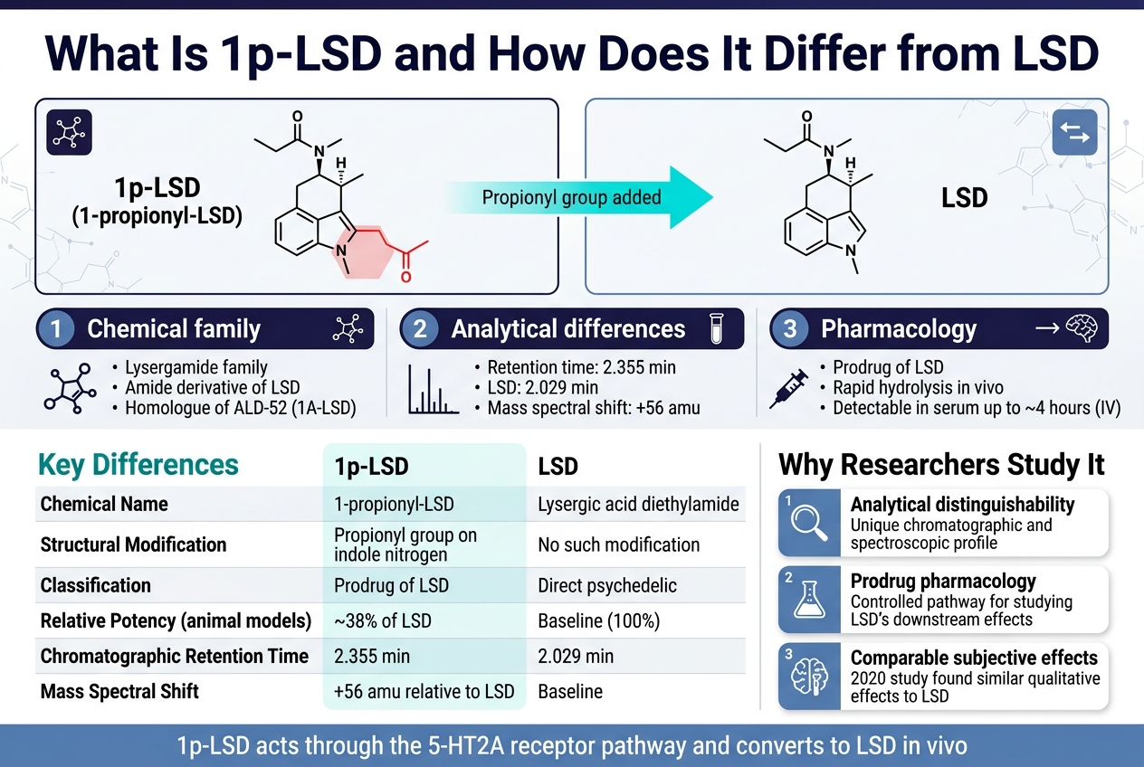 What Is 1P-Lsd And How Does It Differ From Lsd