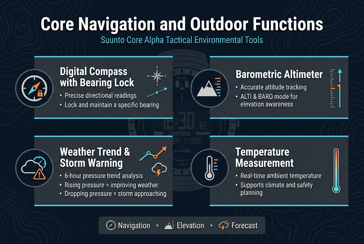 Core Navigation and Outdoor Functions