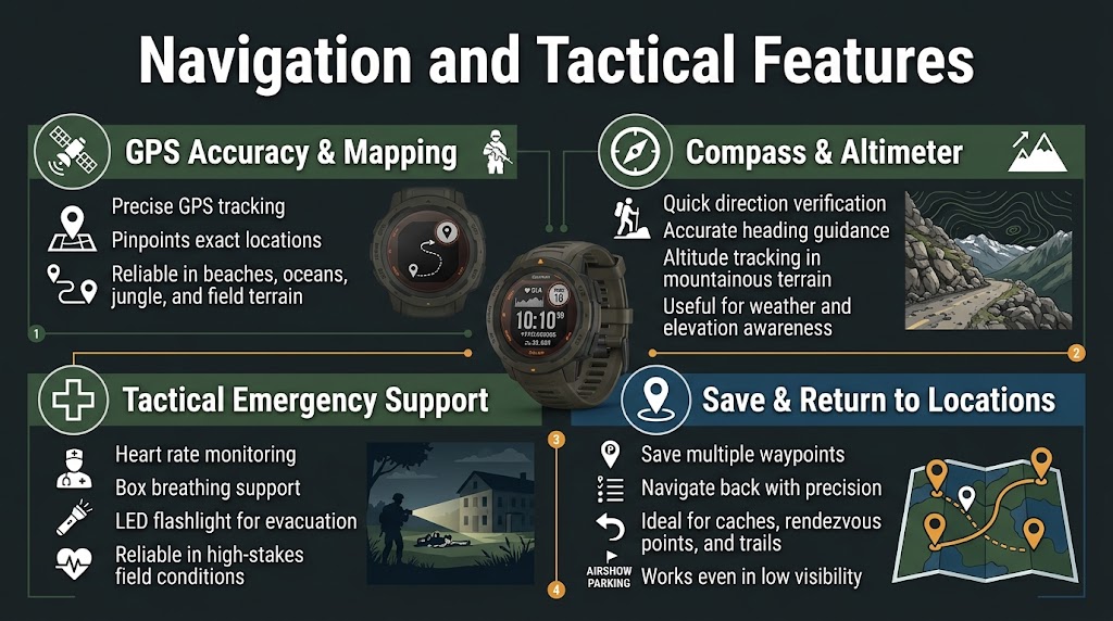 Navigation and Tactical Features