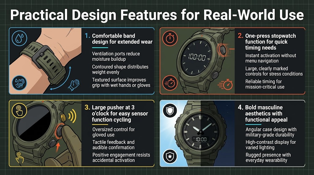 Practical Design Features for Real-World Use