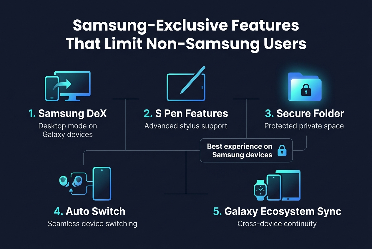Samsung-Exclusive Features That Limit Non-Samsung Users