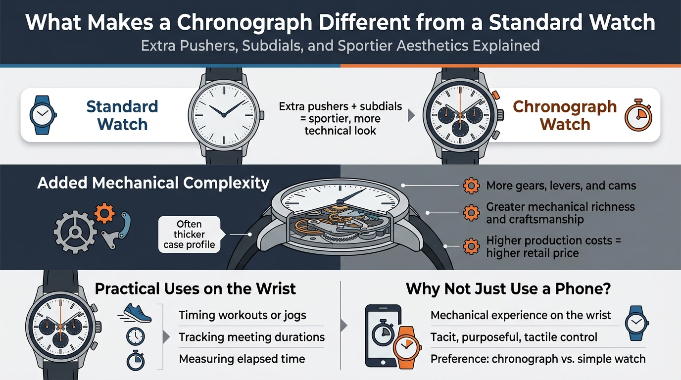 What Makes a Chronograph Different from a Standard Watch