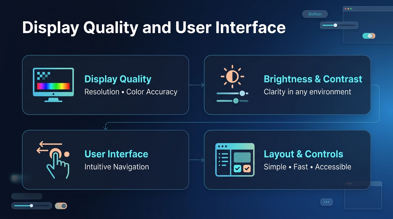 Display Quality and User Interface