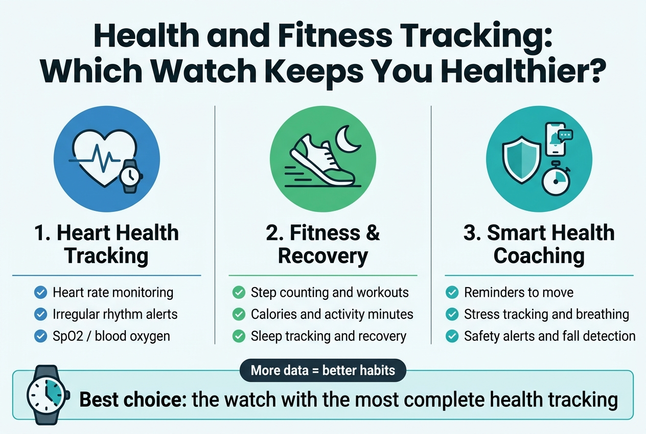 Health and Fitness Tracking: Which Watch Keeps You Healthier?