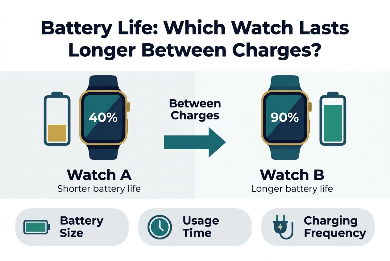 Battery Life: Which Watch Lasts Longer Between Charges?