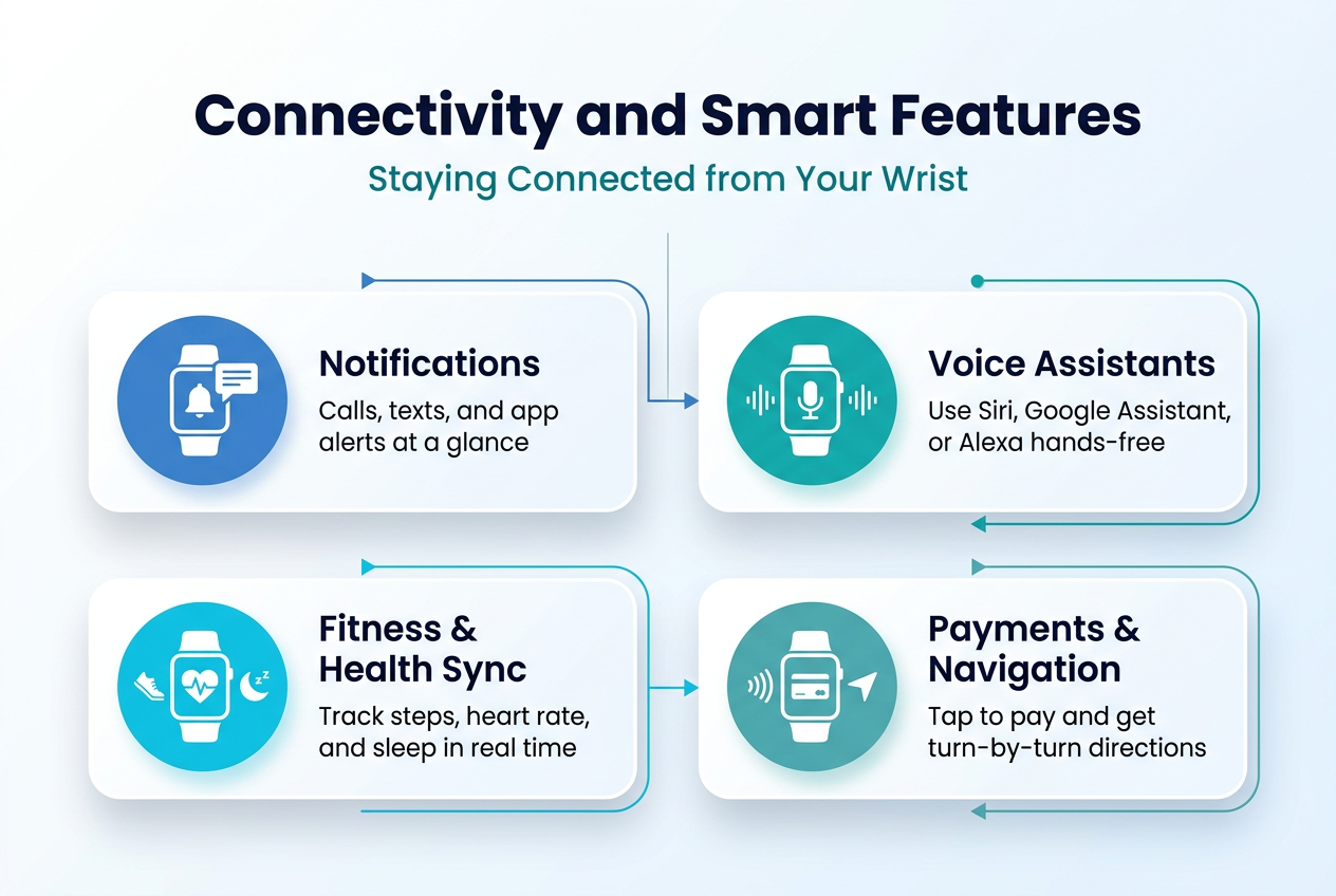 Connectivity and Smart Features: Staying Connected from Your Wrist