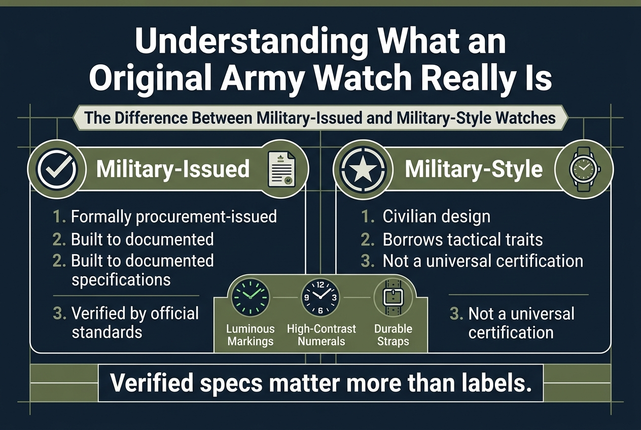 Understanding What an Original Army Watch Really Is
