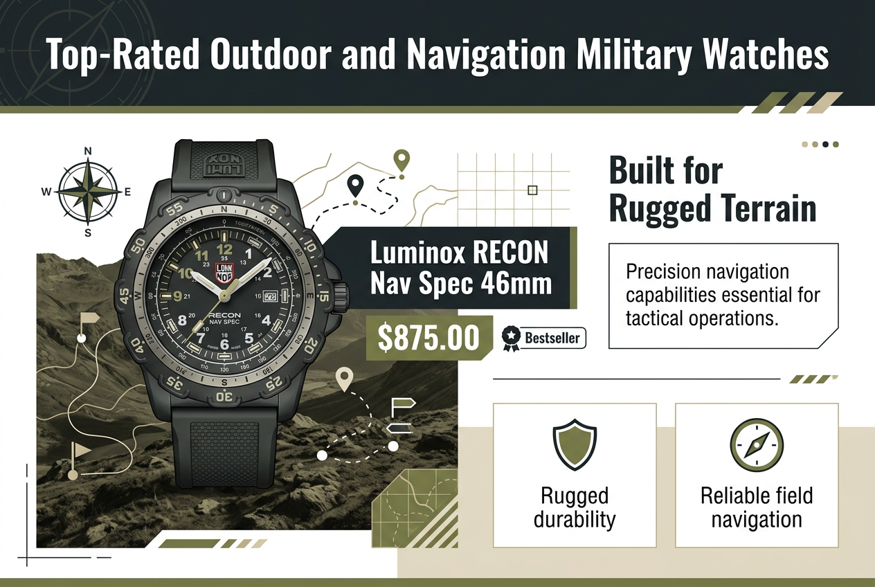 Top-Rated Outdoor and Navigation Military Watches