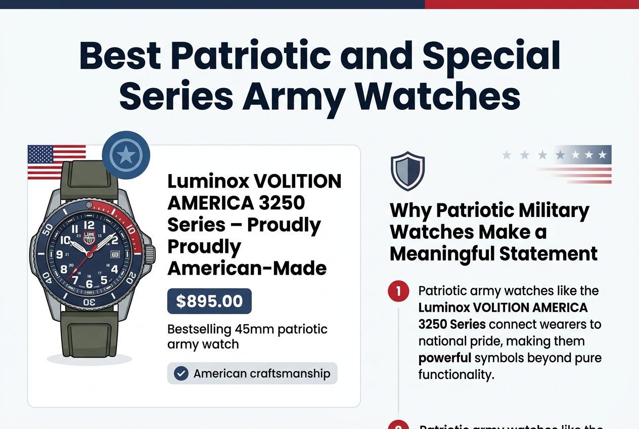 Best Patriotic and Special Series Army Watches