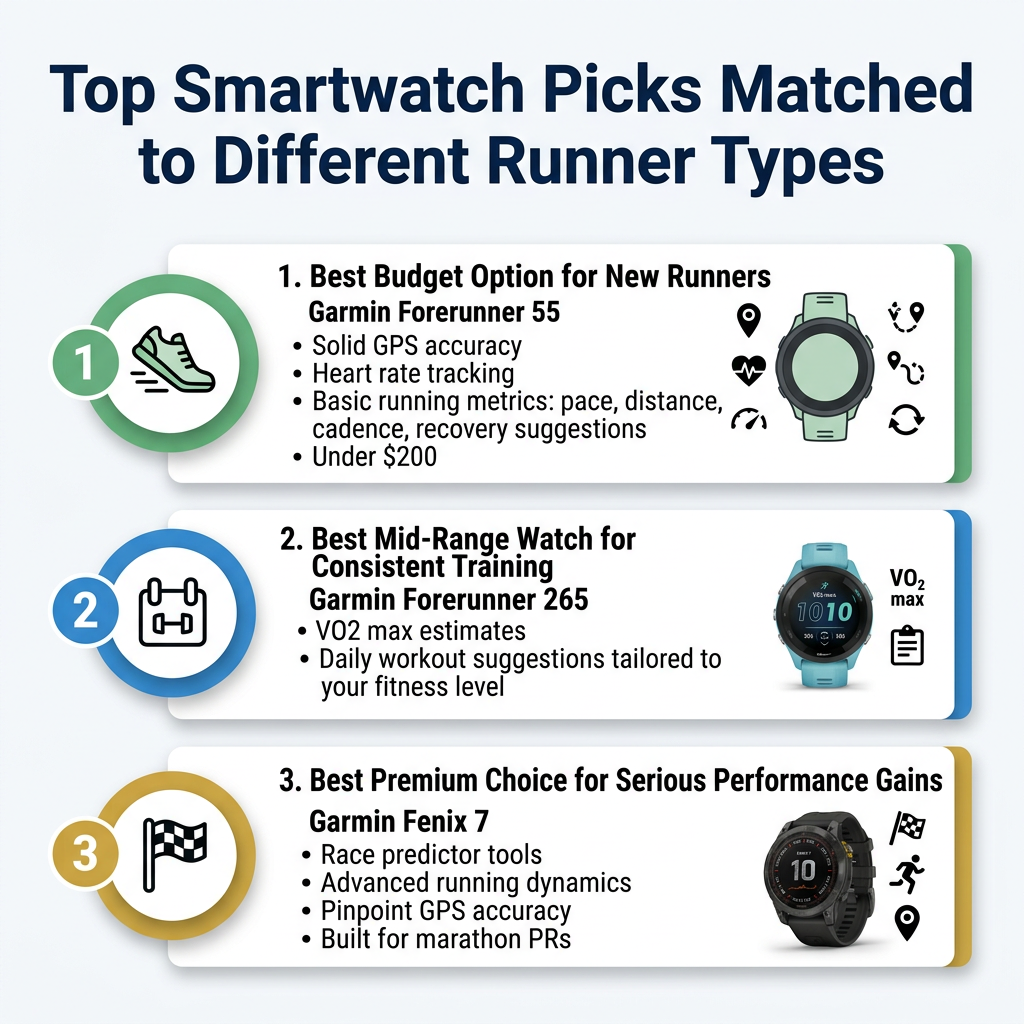 Top Smartwatch Picks Matched to Different Runner Types