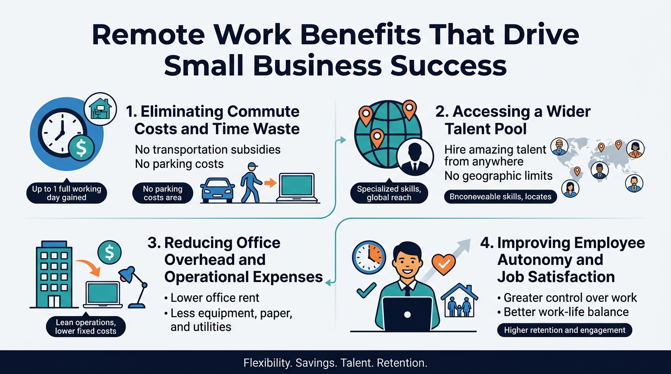 Remote Work Benefits That Drive Small Business Success