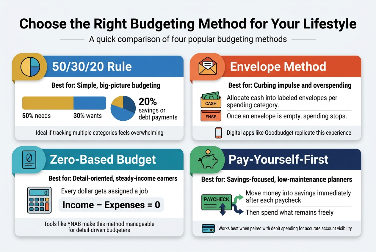 Choose the Right Budgeting Method for Your Lifestyle