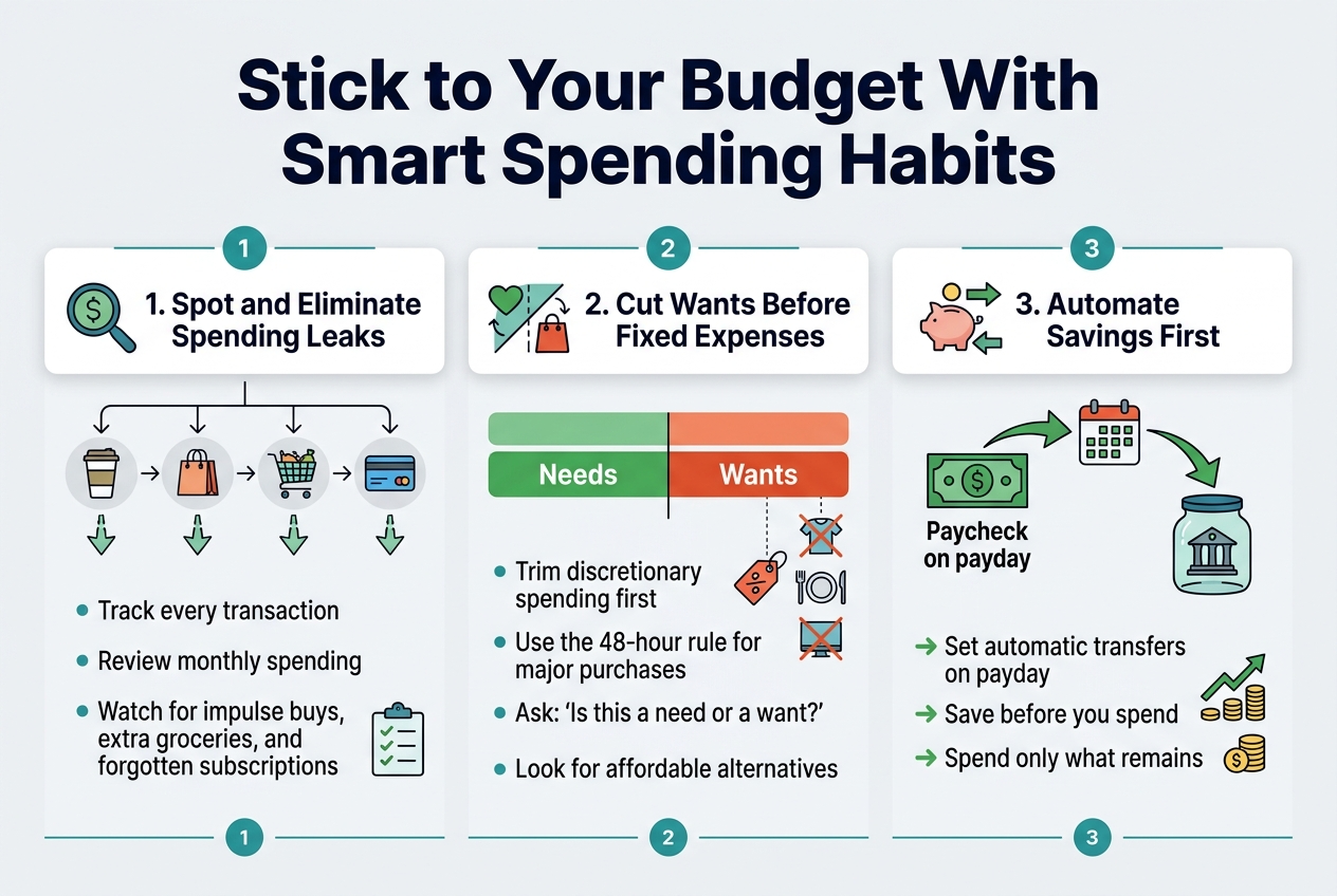 Stick to Your Budget With Smart Spending Habits
