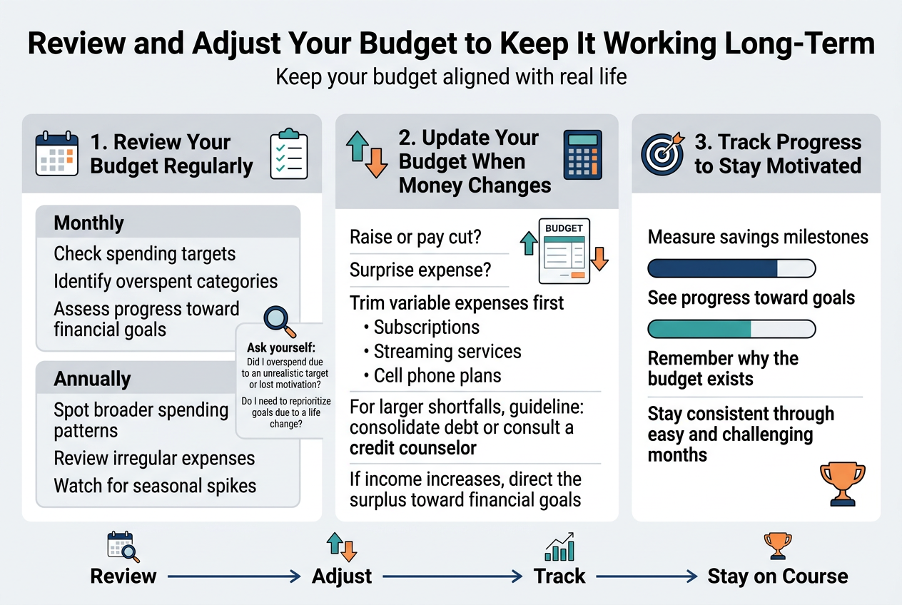 Review and Adjust Your Budget to Keep It Working Long-Term