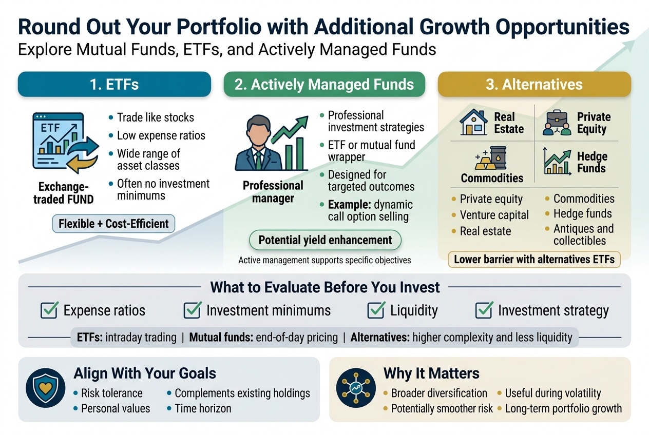 Round Out Your Portfolio with Additional Growth Opportunities