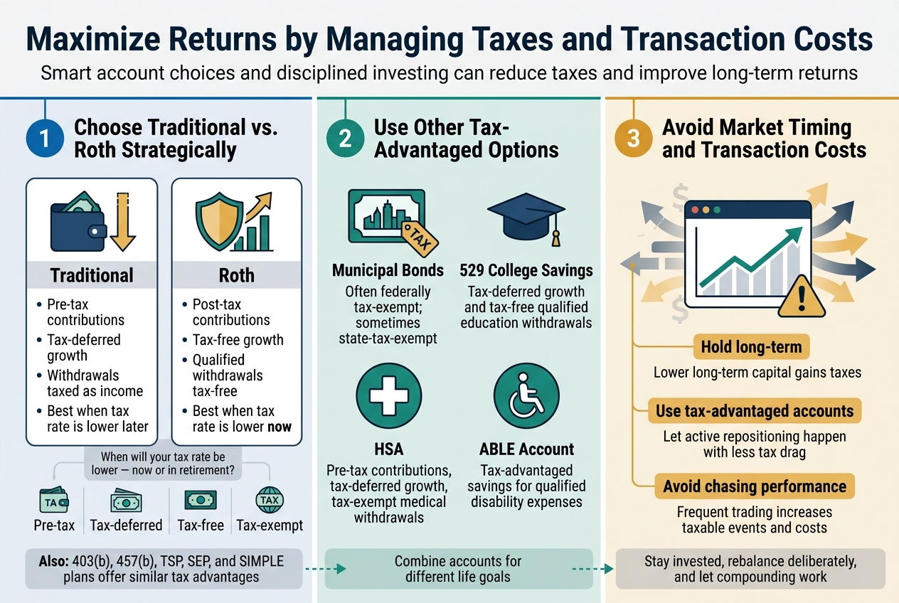 Maximize Returns by Managing Taxes and Transaction Costs