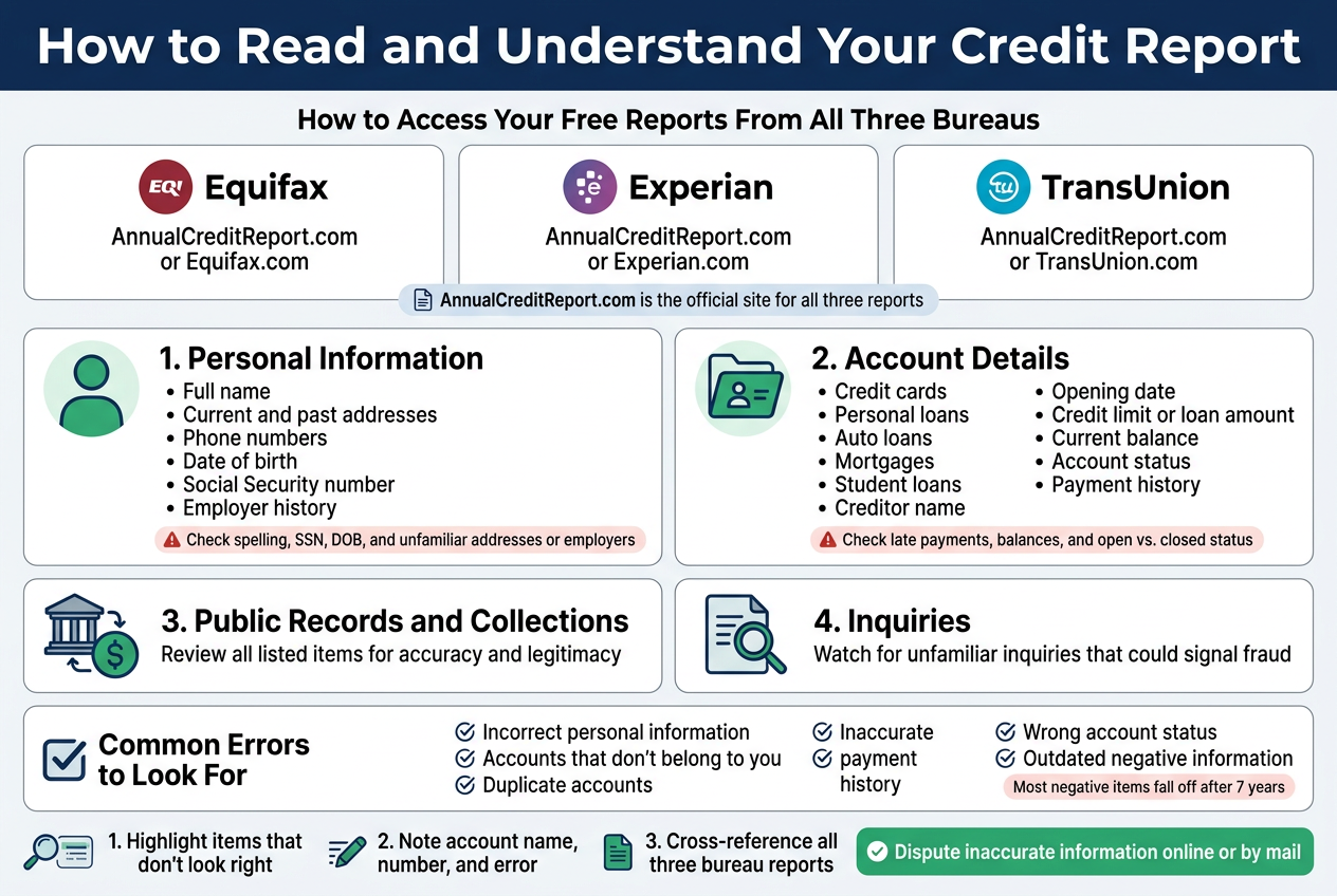 How to Read and Understand Your Credit Report