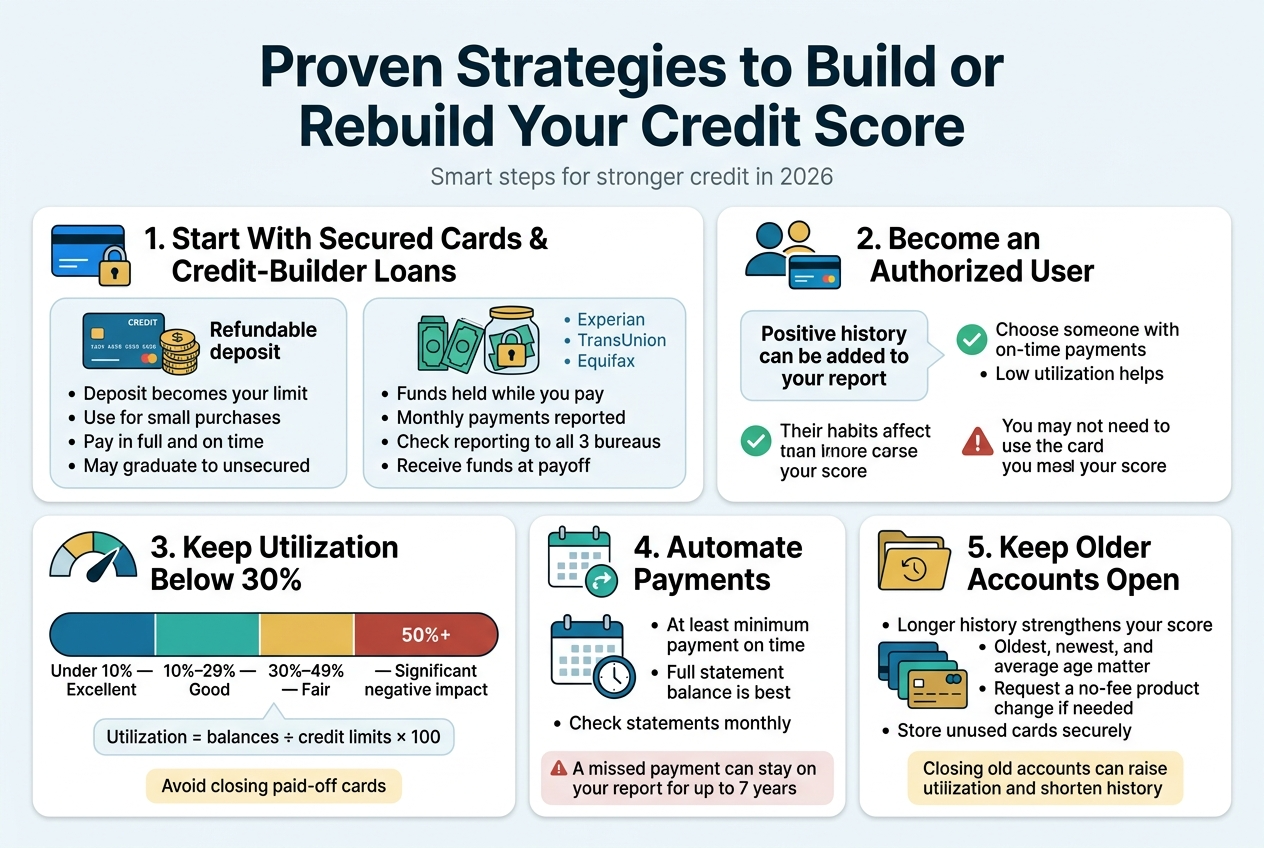 Proven Strategies to Build or Rebuild Your Credit Score