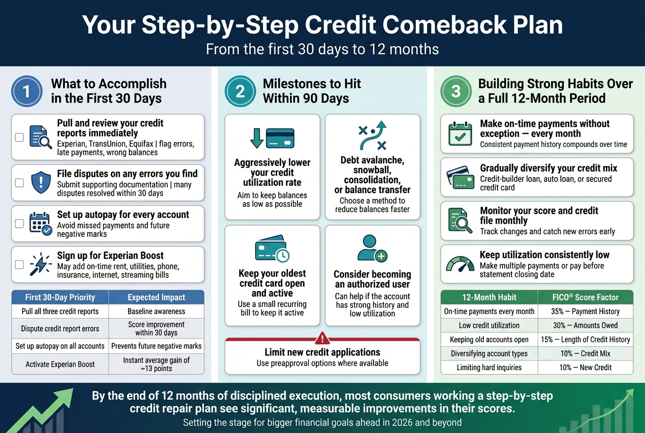 Your Step-by-Step Credit Comeback Plan