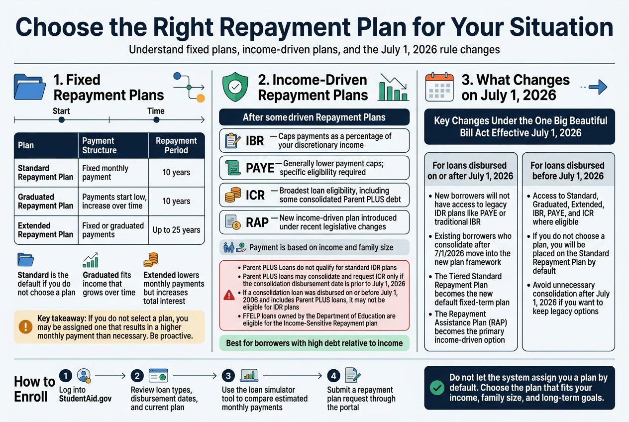 Choose the Right Repayment Plan for Your Situation