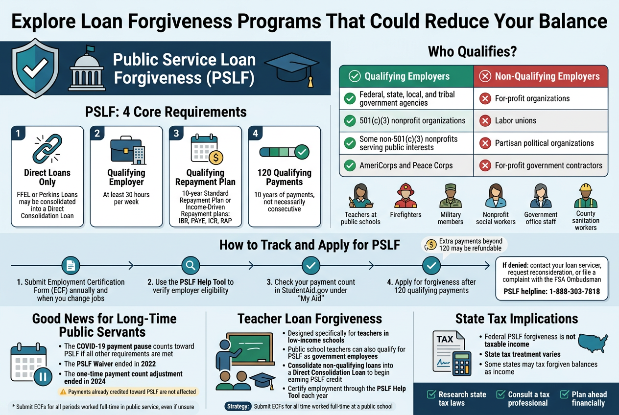 Explore Loan Forgiveness Programs That Could Reduce Your Balance