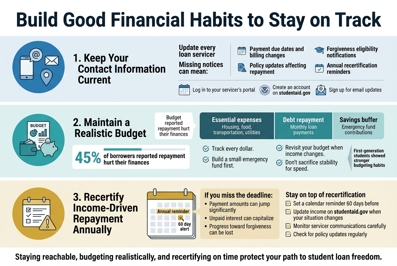 Build Good Financial Habits to Stay on Track