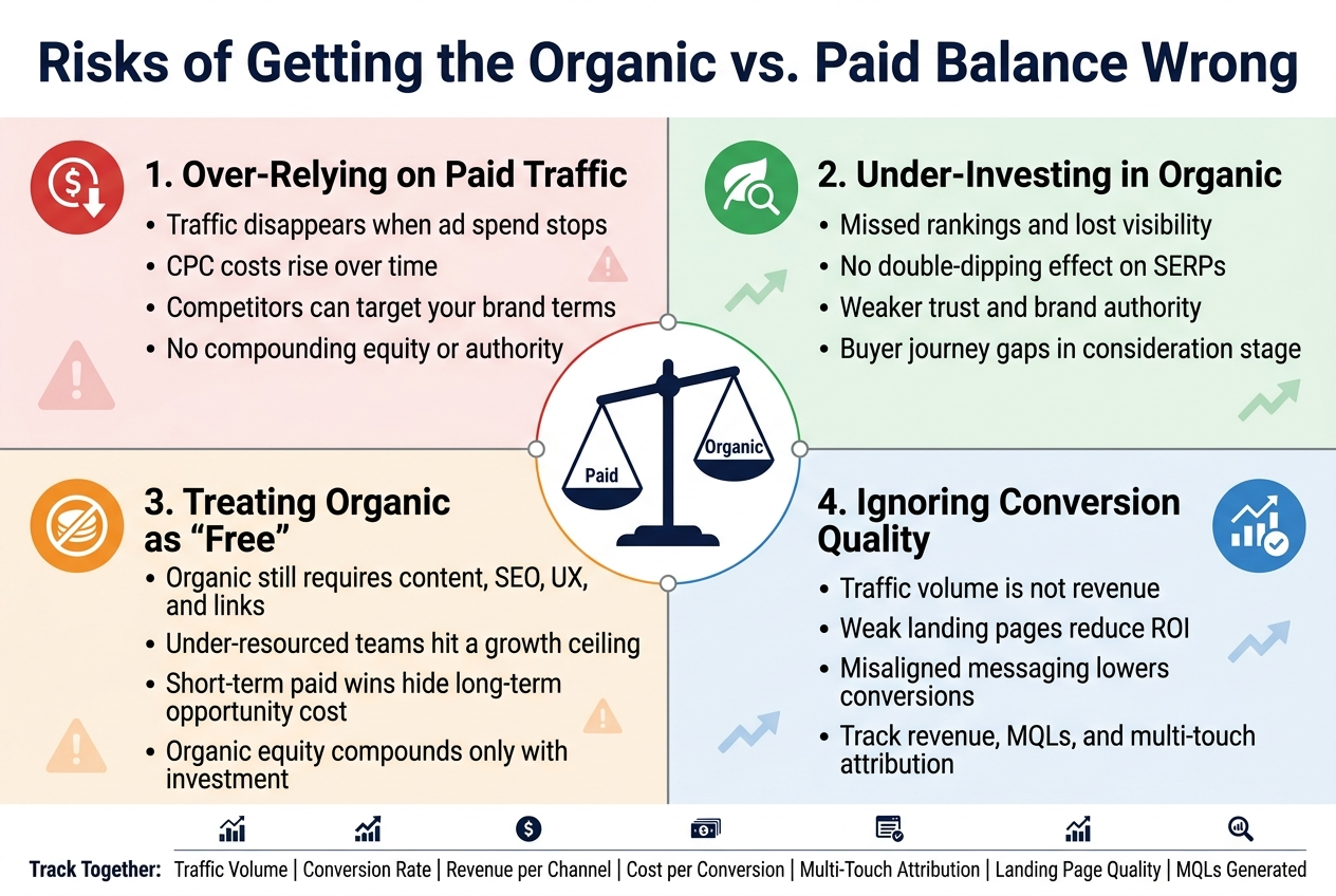 Risks of Getting the Organic vs. Paid Balance Wrong
