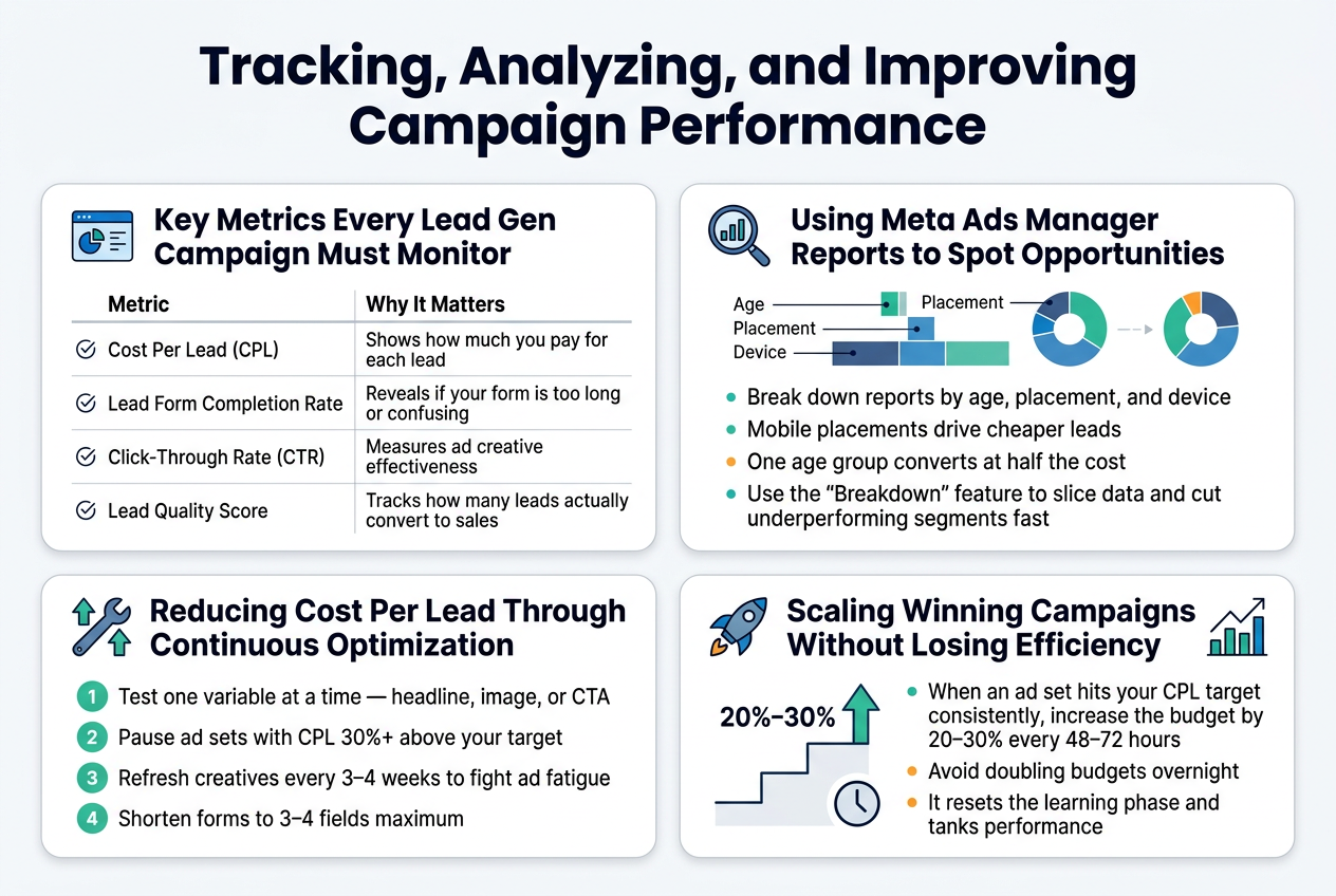 Meta Ads Lead Generation Tracking, Analyzing, and Improving Campaign Performance