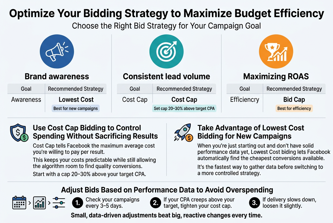 How to Reduce Facebook Ad Costs: 10 Proven Strategies, Optimize Your Bidding Strategy to Maximize Budget Efficiency